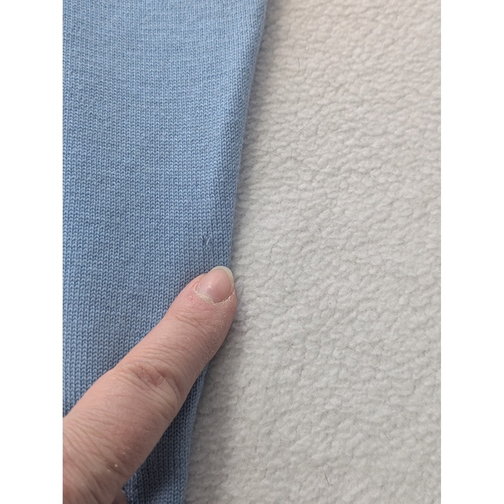 Ballantyne Blue Scotland 100% Pure New Wool Cardigan Sweater Button Down Small - Picture 12 of 16